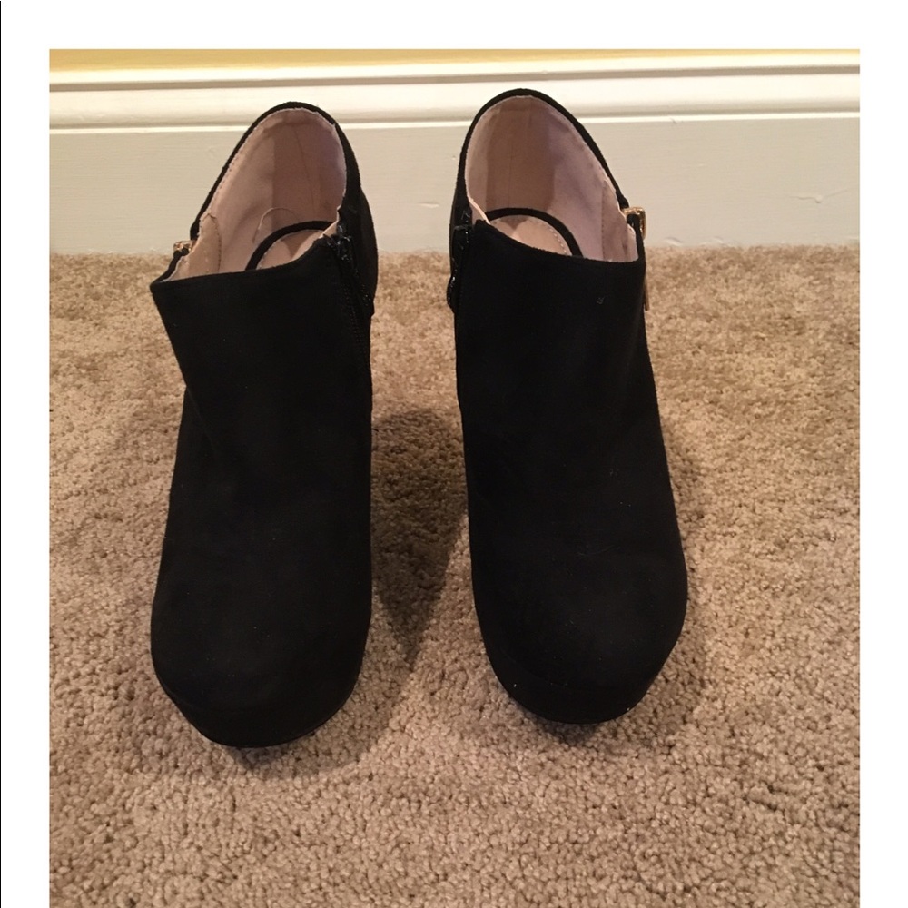 Black booties
